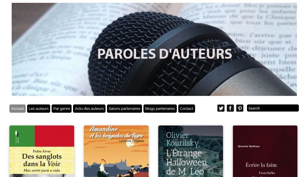 Paroles d’auteurs (interviews d’auteurs)